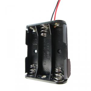 Standard battery holder suitable for three AA (or UM-3) batteries